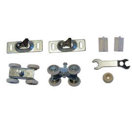 Series 1 - HBP 4- Wheel Ball Bearing Hangers- for Pocket Door Track and Hardware - Hardware Bag ONLY