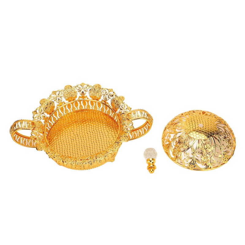 European Style Metal Fruit Plate Set Decorative Multifunctional Fruit Platter