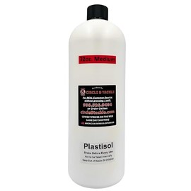 Medium Formula Premium Ultra Clear Lure Plastisol 1Quart / 32 Oz. Bottle Low Odor Crystal Clear Plastisol for Making Plastic Fishing Lures