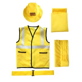 Toyvian 5 Disfraces De Trabajadores De La Construcción Para Niños Ropa De Vestir Para Pequeños Traje De De Constructor Para Niños Juego De Juguetes De Simulación Cumpleaños