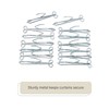Fantasia Slip-in Drapery Hooks, 14 Pack - 3" Long, 1"