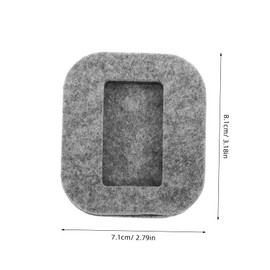 SHINEOFI 4pcs Furniture Coaster Pads Felt Chair Stoppers for Hardwood Floors Noiseless Operation Durable Furniture and Floors Versatile Use for Caster Cups and Wheel Stoppers