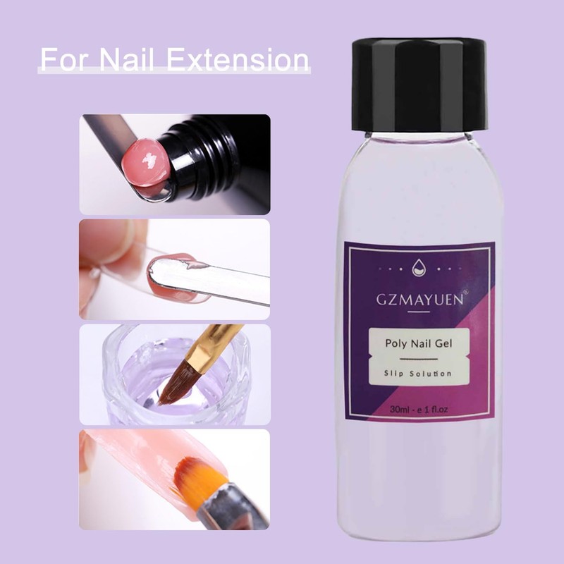 GZMAYUEN Slip Solution Poly Nail 30 ml Poly Nails Liquid