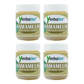 Pack 4 Pomadas De Hamamelis Frasco De 40g Hierbas