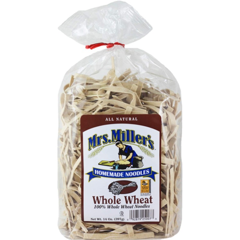 Mrs. Miller's Homemade Noodles, Whole Wheat, All Natural & Cholesterol
