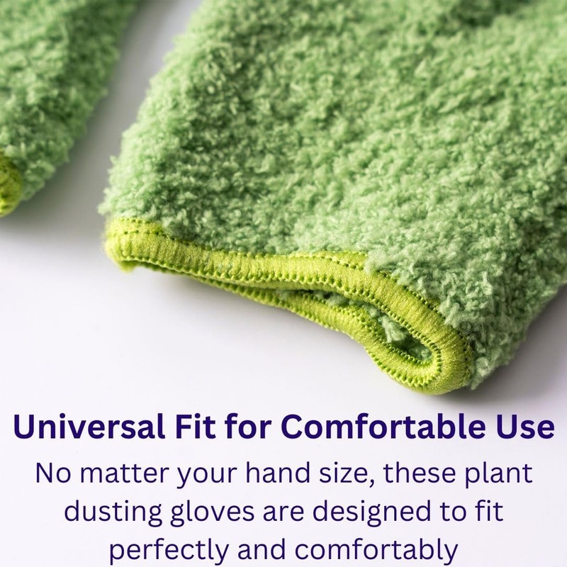 SuperMoss (01710 Microfiber Dusting Gloves for Plants – Gentle Leaf