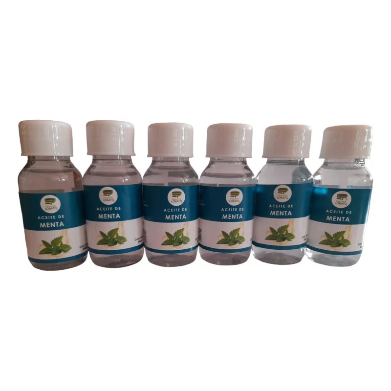 LOBATO Aceite De Menta Pack 6 Piezas