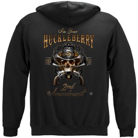 Gun 2nd Amendment Tshirts For Men - Ar 15 Hooded Sweat -Black Large