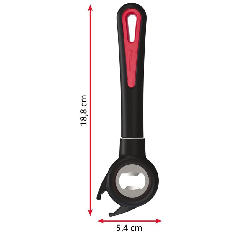 Westmark Gallant 29482270 Multi-Opener, for Lids, Bottle Caps, Screw Caps,
