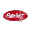 Peterbilt American Trucks Red/White Oval Logo Belt Buckle New Nickle