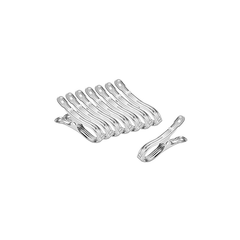 ASK Stainless Steel Clothespins, Medium, 3.5 inches (9 cm), 20