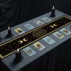 BOXOB Witchcraft Altar Cloth Table Runner, 16.34x71.65in Tarot Tablecloth with