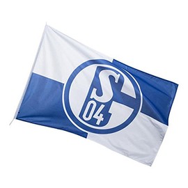 FC Schalke 04 Hissfahne Karo