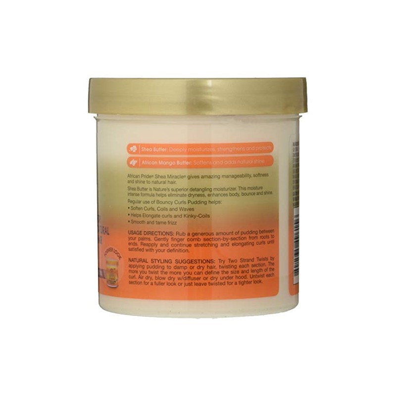 African Pride Shea Butter Miracle Bouncy Curl Cream 425g