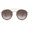 Pro Acme Double Bridge Round Sunglasses for Women Men 100%