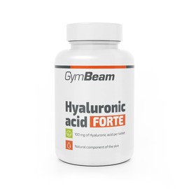 GymBeam GymBeam Hyalurons?ure Forte (Kapseln) - Hyaluron fr jugendliche Haut, Hydratation, Gelenke & Haare, natrliche Bestandteile, vegan, h?herer Hyalurons?uregehalt fr optimale Ergebnisse (90 Tabletten)