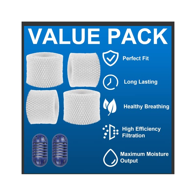 TOMOON WF2 Humidifier Filter Replacement for Vic.ks V3500 V3100 V3900