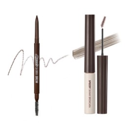 club clio Peripera Dark Brown SET Lasting Eyebrow + Mascara BNS / 페리페라 다크브라운 SET 지속 아이브로 + 마스카라 BNS