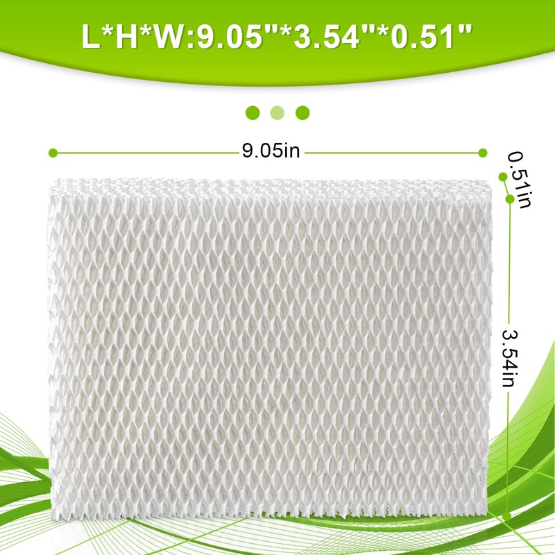MD1-0034 Humidifier Replacement Filters Wick -Compatible with Vornado Evaporative Humidifier