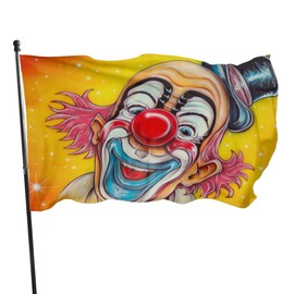 Circus Clown Flag 3x5 Ft Indoor/Outdoor Yard Garden Lawn Holiday Decoration Banner Sign