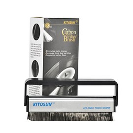 Vinyl Record Cleaner Brush Anti-Static Carbon Fiber Recorders Cleaning Tools for LP Vinyl Album Collection Daily Maintenance Keep Great Sounding Extent Life