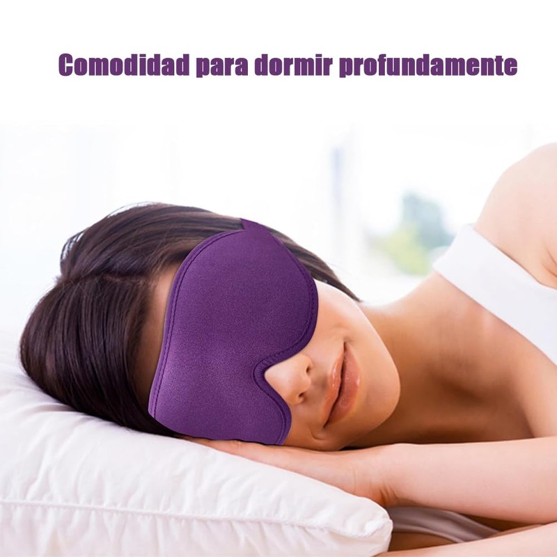 Antifaz para dormir 3D para mujeres y hombre, antifaz para