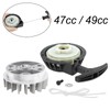 Windance Aluminum Pull Recoil Starter Assembly with Flywheel Replacement for