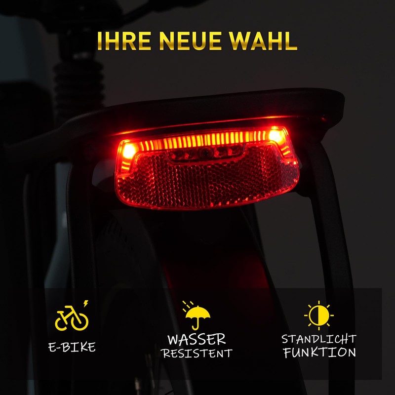 LED Bicycle Light Bicycle Rear Light for E-Bike | Pannier
