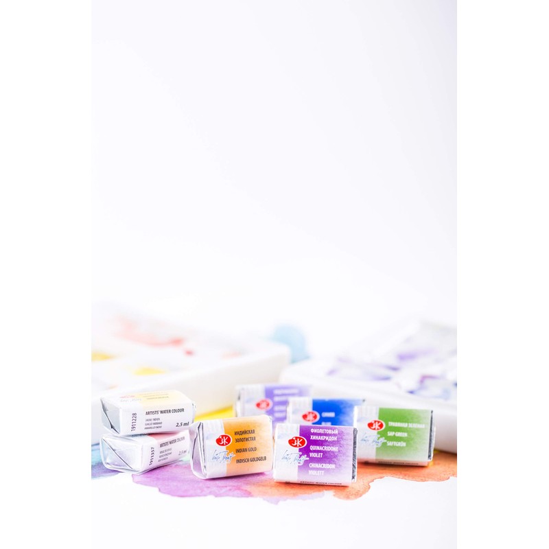 White Nights Watercolours Russian Artist's Paints with 24 Blocks