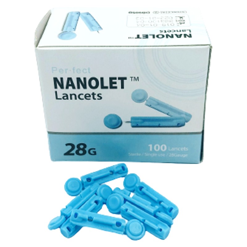 Orient Lance 동방란셋 28G 100개/나노렛/사혈침/채혈침/바늘 Oriental Lancet 28G 100pcs/Nanolet/Blood Lancet/Collection