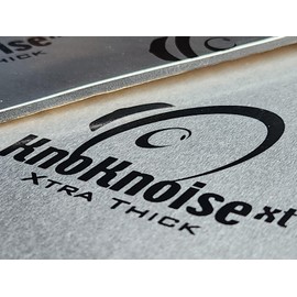 KnuKonceptz Kno Knoise XT 120mil (3mm) 1.2lb/Sq Ft Butyl Sound Deadener Vibration Dampening Sheets - Car Trunk Pack 21.1 Sq Ft