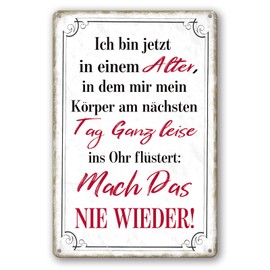 Metal Signs Sayings Metal Vintage Poster Café Funny Metal Sign Decorative Humour Kitchen Signs Office Retro Workshop Sign Gift Idea Garden Signs 20 x 30 cm