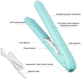 Sellador térmico de bolsas de alimentos, mini máquina de sellado portátil para almacenamiento de alimentos, interruptores inteligentes dobles a lado y cable de alimentación separado de 1.2 m (verde)