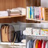Clear Acrylic Shelf Dividers for Closet Organization - 2 Pack