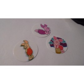 Unbranded Pre Cut One Inch Bottle WINNIE THE POOH PIGLET  Free Shipping - photo, 25 images