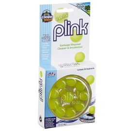 COMPAC HOME Plink Garbage Disposal Cleaner & Deodorizer Infuses and Freshens Your Entire Kitchen Waste Disposal Cleaner Simply Fresh Scent, Value Pack 40 Count