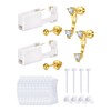 QWALIT Gold Ear Piercing Kit Ear Piercing Gun Kit Earrings