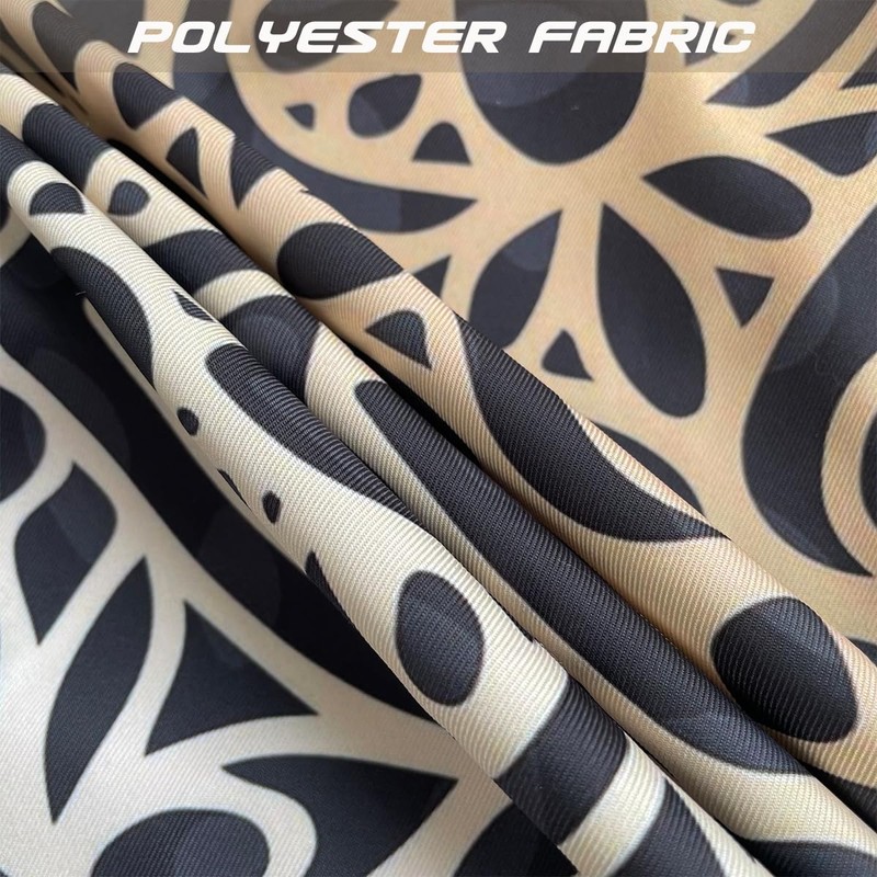 FANSU Round Tablecloth 100cm, Washable Round Table Cover Mandala Wipe