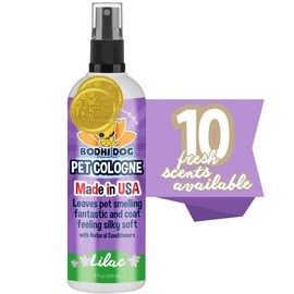 Bodhi Dog Natural Dog Cologne | Scented Deodorizing Spray for Dogs & Cats | Neutralizes Odors & Freshens Coat | Dog Perfume with Conditioner | 11 Scents | Made in USA Pet Supplies:_Lilac 8oz