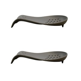Set of 2 Kitchen Spoon Rest Non Slip TPR For Stove Top Cooking Tasting Spoons Utensils Keep Counters Clean Heat Resistant BPA Free