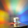 HDCRYSTALGIFTS Set 2 Optical Glass X-Cube Prism RGB Dispersion Prism