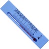 Shinwa Sokutei 48717 Petite Thermometer, Square, Blue, 5.3 inches (13.5
