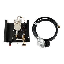 Mgoodoo 4 Bolts Propane Burner, Patio Heaters Glass Tube Burner with Regulator Valve Assembly Kit