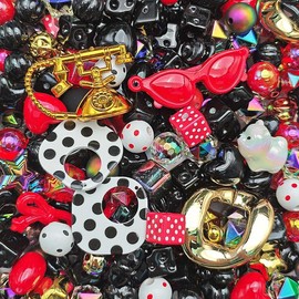 Acrylic Beads Mix(16mm)-Beading making-Bead Assortmens-DIY:_Lady B_650ml