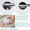 Round Dual Flush Toilet Push Button, 48mm Toilet Cistern Push
