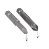 uxcell 1/4-Inch Hex Shank Magnetic #1#2 Screwdriver Bit 50mm Length