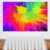 Paint Splash Backdrop - Colorful Abstract Graffiti Style Photography Background