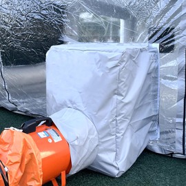 FLAPKWAN Overspray Exhaust Ventilation Device Connection for Additional Airflow, Just Fits for FLAPKWAN Inflatable Spray Paint Booth and 10''-12'' Exhaust Fan and Ducting Hose (Exhaust Fan is Exclude)