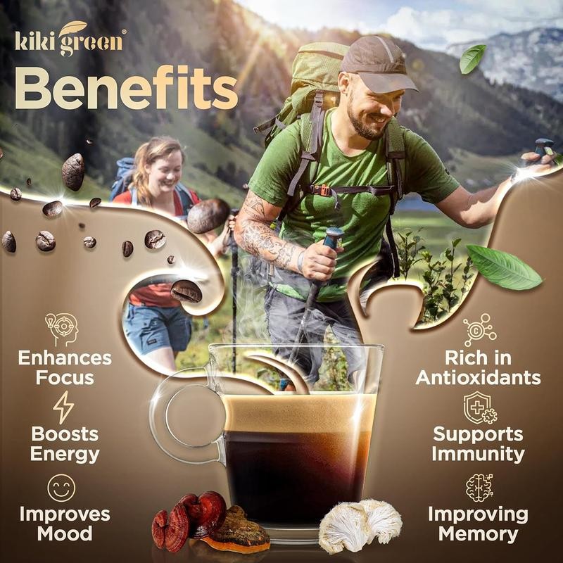 The Mushroom Coffee by Kiki Green Premium Coffee Extract with