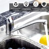 HENGBIRD Kitchen Tap Chrome Sink Taps Kitchen 360° Swivel Chrome-Plated
